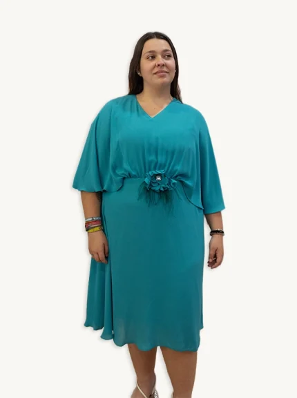 Vestido de Fiesta Esencia Turquesa - Talla 48